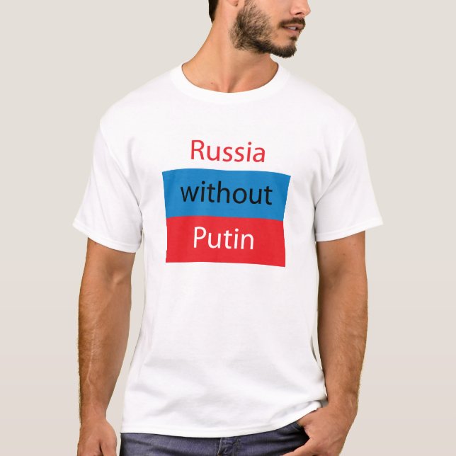 Camiseta Rusia sin Putin (Anverso)