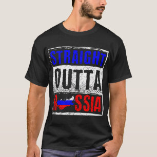 Camiseta Rusia Straight Outta Rusia