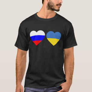 CAMISETA RUSIA Y UCRANIA AMAN EL DISEÑO.