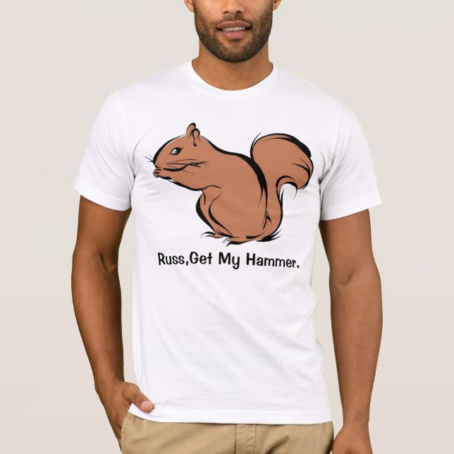 Camiseta Russ consigue mi martillo (Anverso)