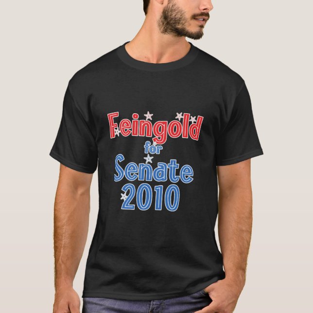 Camiseta Russ Feingold para el diseño de la estrella del (Anverso)
