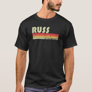 Camiseta RUSS Nombre de regalo Personalizado Funny Retro Vi