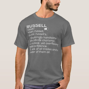 Camiseta Russell Name Definition Russell Meaning Russell Na