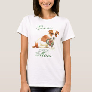 Camiseta Russell Terrier Heart Mom