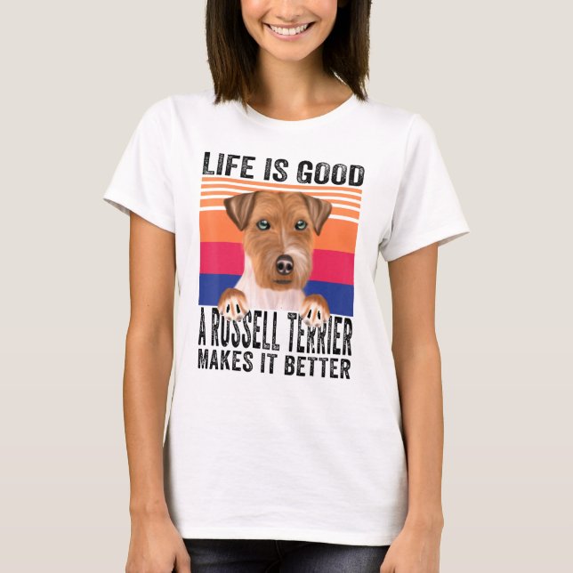 Camiseta Russell Terriers hace de tu vida una buena cosecha (Anverso)