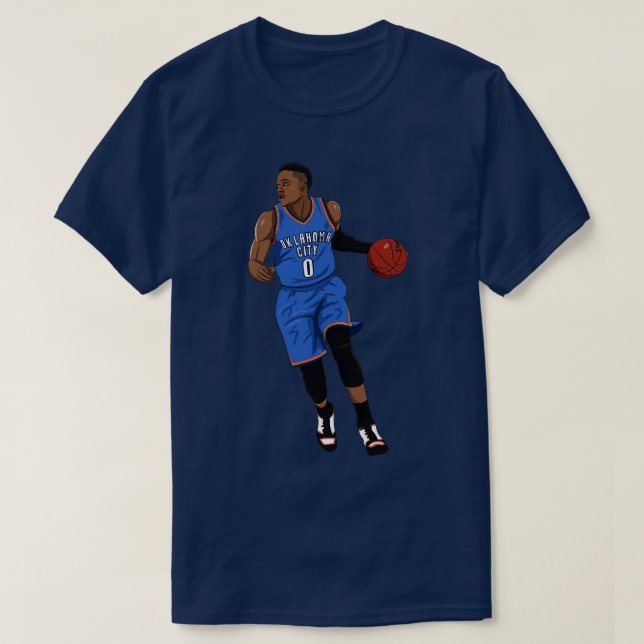 Camiseta Russell Westbrook OKC (Diseño del anverso)