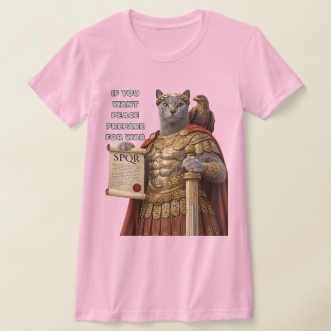Camiseta Russian Blue Caesar Cat (Distribución)