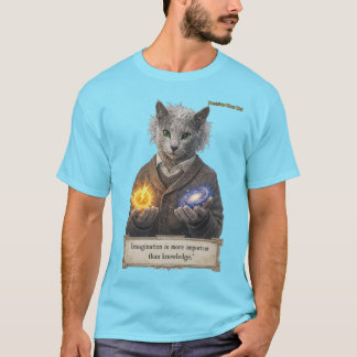 Camiseta Russian Blue Einstein Cat - Imagination
