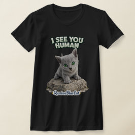 Camiseta Russian Blue funny kitten Shirt – I See You