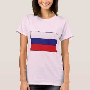 Camiseta Russian Flag T-shirts and Gifts