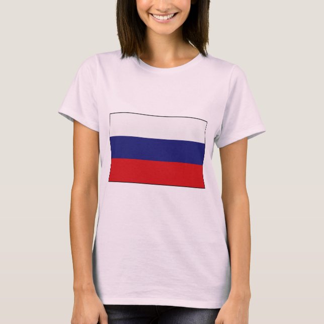 Camiseta Russian Flag T-shirts and Gifts (Anverso)