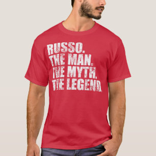 Camiseta RussoRusso apellido Russo apellido Russo apellido 
