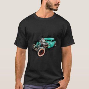 Camiseta Rust Bucket Contorno Fundido Rod Rod Diesel Coche