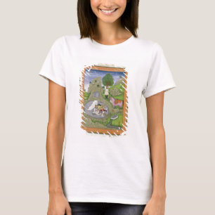 Camiseta Rustam que mata al demonio blanco, ilustracion de