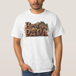 Camiseta *~* Rustic AP86 MEJOR PAPA Día del Padre