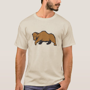 Camiseta Rustic Brown Grizzly Bear