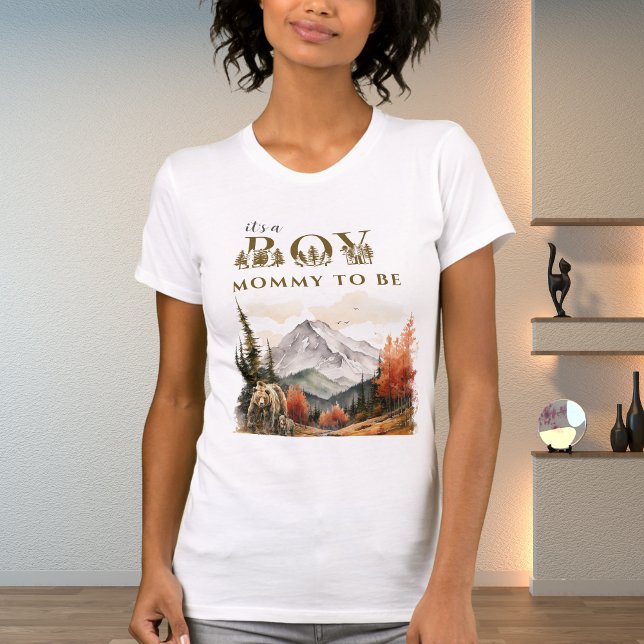 Camiseta Rustic es una mami de un oso de la montaña (Subido por el creador)