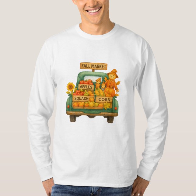 Camiseta Rustic Fall Market Tee Shirt (Anverso)