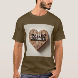 Camiseta Rustic Heart Fappily Casada