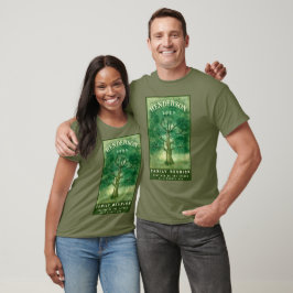 Camiseta Rústica de la Reunión de la Familia de los Arboles