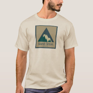 Camiseta Rústica del parque nacional del Gran Tetón