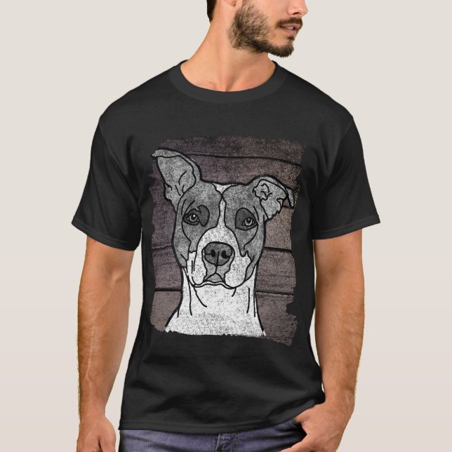 Camiseta Rustica Pitbull (Anverso)