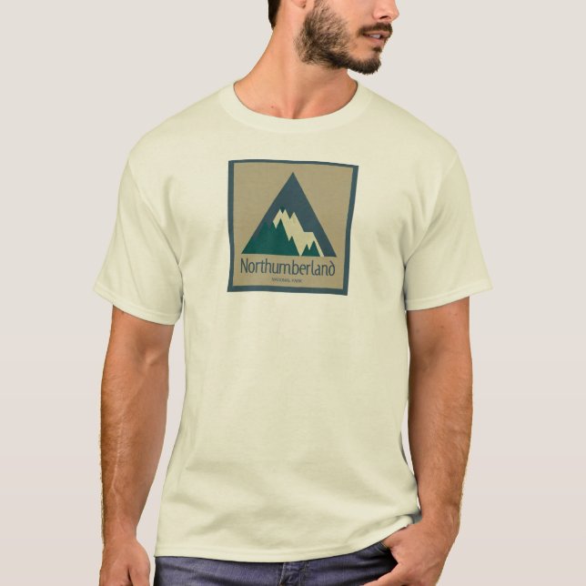 Camiseta Rústico Parque Nacional de Northumberland (Anverso)