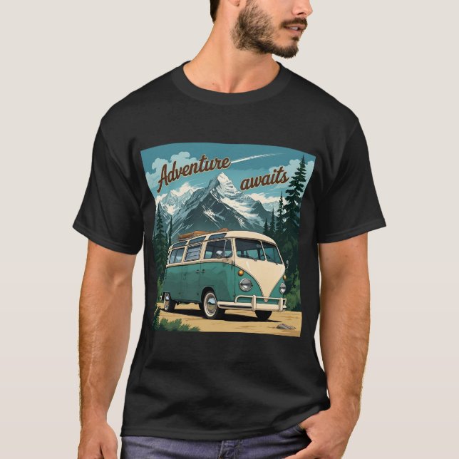Camiseta Rústico regalo de aventura al aire libre (Anverso)