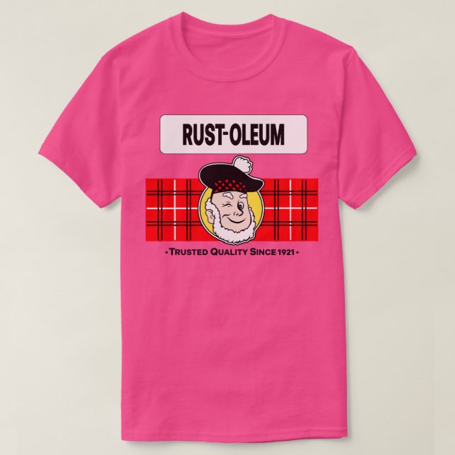 CAMISETA RUSTOLEUM SPRAY PAINT TRIBUTE WHITE (Diseño del anverso)