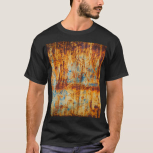 Camiseta Rusty Blue Metalizado Textura