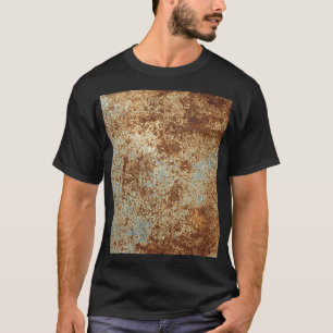 Camiseta Rusty Metalizado: Textura del fondo del panel.