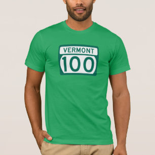 Camiseta Ruta 100, Vermont, los E.E.U.U.