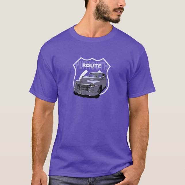 Camiseta Ruta 1948 de Plymouth 66 (Anverso)