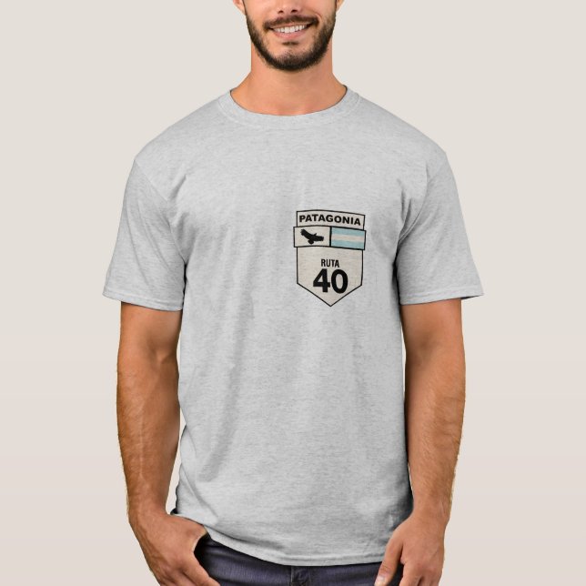Camiseta Ruta 40 la unidad clásica (Anverso)