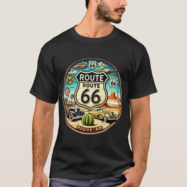Camiseta Ruta 66 (Anverso)