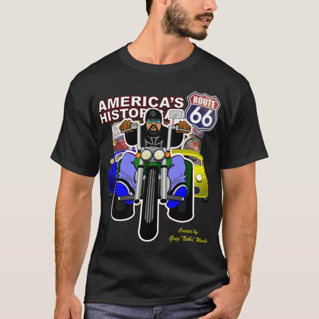 CAMISETA RUTA 66 (Anverso)