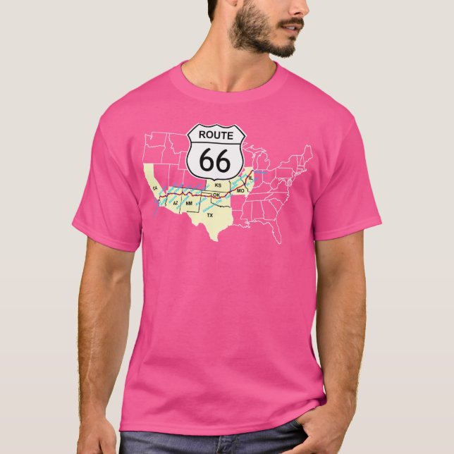 Camiseta Ruta 66 (Anverso)