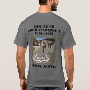 Camiseta Ruta 66 100 Aniversario Oatman Arizona Atrás
