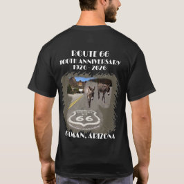 Camiseta Ruta 66-100 Años Oatman Arizona Atrás