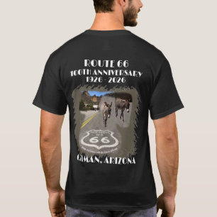 Camiseta Ruta 66-100 Años Oatman Arizona Atrás