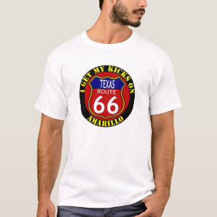 CAMISETA RUTA 66 AMARILLO TEJAS