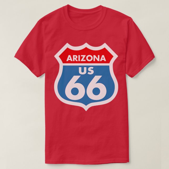 Camiseta Ruta 66 Arizona (Diseño del anverso)