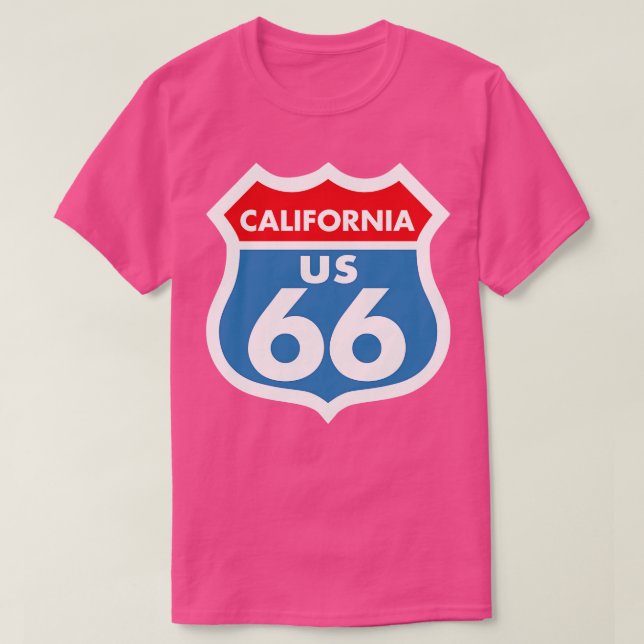 Camiseta Ruta 66 California (Diseño del anverso)