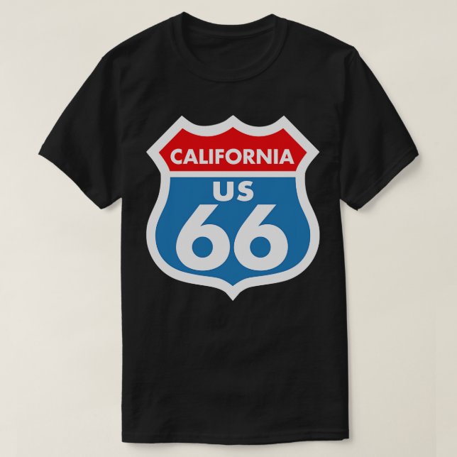 Camiseta Ruta 66 California (Diseño del anverso)