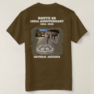 Camiseta Ruta 66 Centenario Oatman Arizona de vuelta