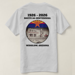 Camiseta Ruta 66 Centenario Winslow Arizona de vuelta