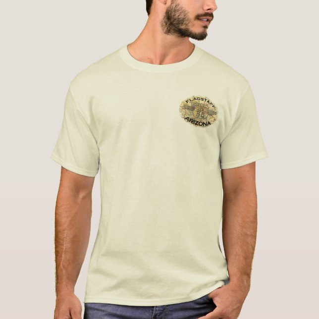 Camiseta Ruta 66 de la asta de bandera (Anverso)