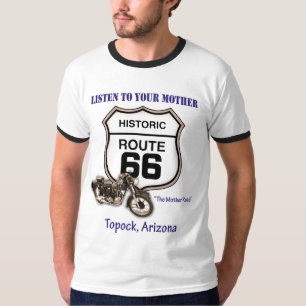 Camiseta Ruta 66 de Topock--Escuche su madre