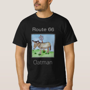 Camiseta Ruta 66, El burro Oatman