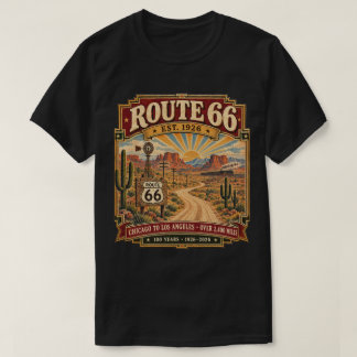 Camiseta Ruta 66 Est. 1926 Vintage Centenario